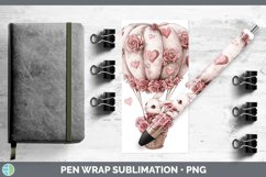 GorgeousValentine Hot Air Balloon Pen Wrap design.
