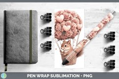 GorgeousValentine Hot Air Balloon Pen Wrap design.