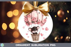 GorgeousValentine Hot Air Balloon Ornament design.