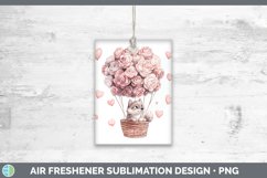 GorgeousValentine Hot Air Balloon Air Freshener design.