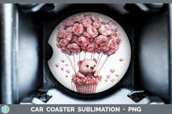 GorgeousValentine Hot Air Balloon Car Coaster design.