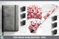 GorgeousValentine Hot Air Balloon Pen Wrap design.