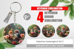 Keychain Valentine Hummingbird Product Image 1