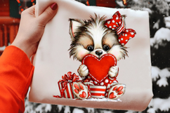 Valentine Husky Romance Valentines Day PNG Product Image 2