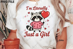 Valentine I’m Literally Just a Girl PNG Product Image 2