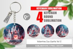 Keychain Valentine Ice Castle Product Image 1