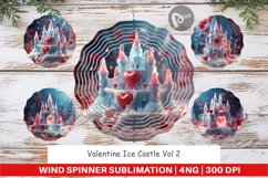 Wind Spinner Valentine Ice Castle Product Image 1