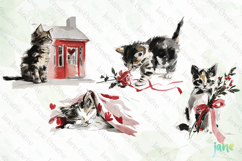 Valentine Kitten Cliparts Product Image 1