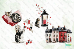 Valentine Kitten Cliparts Product Image 1