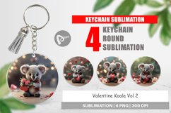Keychain Valentine Koala Product Image 1