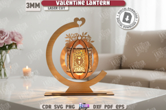 Valentine’s Lantern Laser Cut Bundle | Hanging Candle Holder Product Image 3