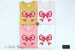 Latch Hook Yarn Valentine Coquette Bow PNG Product Image 8