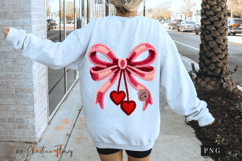 Latch Hook Yarn Valentine Coquette Bow PNG Product Image 6