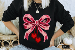 Latch Hook Yarn Valentine Coquette Bow PNG Product Image 7