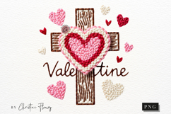 Christian Valentine PNG Latch Hook Yarn Product Image 4