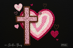 Christian Valentine PNG Latch Hook Yarn Product Image 4