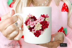 Latch Hook Yarn Valentine Heart PNG Product Image 2