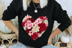 Latch Hook Yarn Valentine Heart PNG Product Image 7