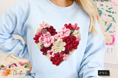 Latch Hook Yarn Valentine Heart PNG Product Image 9