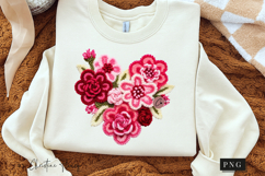 Latch Hook Yarn Valentine Heart PNG Product Image 3