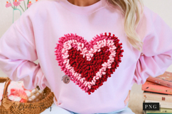 Latch Hook Yarn Valentine Heart PNG Product Image 11