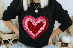 Latch Hook Yarn Valentine Heart PNG Product Image 7