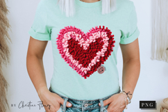 Latch Hook Yarn Valentine Heart PNG Product Image 10