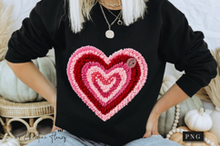 Latch Hook Yarn Valentine Heart PNG Product Image 7