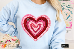 Latch Hook Yarn Valentine Heart PNG Product Image 9
