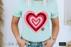 Latch Hook Yarn Valentine Heart PNG Product Image 10