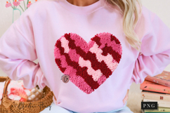 Latch Hook Yarn Valentine Heart PNG Product Image 11