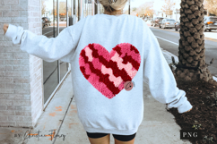 Latch Hook Yarn Valentine Heart PNG Product Image 6