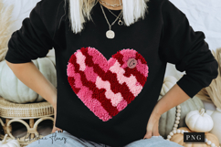 Latch Hook Yarn Valentine Heart PNG Product Image 7