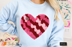 Latch Hook Yarn Valentine Heart PNG Product Image 9