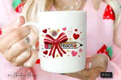 Valentine Teacher Pencil PNG Product Image 2