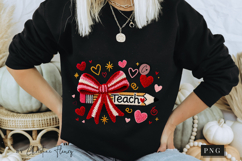 Valentine Teacher Pencil PNG Product Image 7