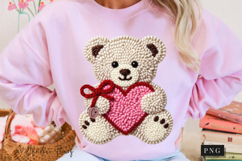 Latch Hook Yarn Valentine Bear PNG Product Image 11