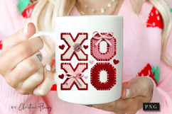 Latch Hook Yarn Valentine Xoxo PNG Product Image 2