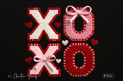 Latch Hook Yarn Valentine Xoxo PNG Product Image 4