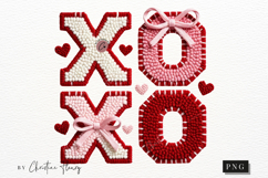 Latch Hook Yarn Valentine Xoxo PNG Product Image 5