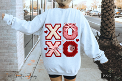 Latch Hook Yarn Valentine Xoxo PNG Product Image 6