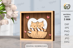 Valentine Layered Mini SIgns Bundle Lasercut. Valentine SVG Product Image 8