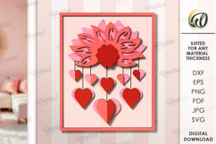 Valentine&#039;s Day Layered Wall Decors Bundle Laser Cut Product Image 13