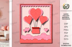 Valentine's Day Layered Wall Decors Bundle Laser Cut Product Image 10