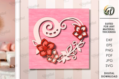Valentine&#039;s Day Layered Wall Decors Bundle Laser Cut Product Image 12