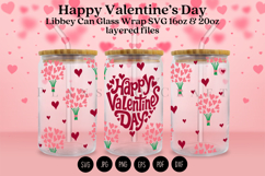 valentine themed Libbey glass can wrap design featuring loving style artwork available as digital files ready to download for crafting and decor projects