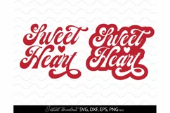 Valentines Day SVG, sweet heart SVG, Love svg, Valentine svg Product Image 4