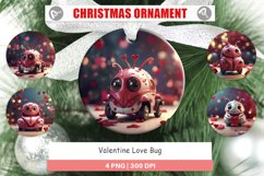 Christmas Ornaments Valentine Love Bug Product Image 1