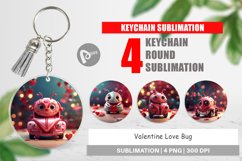 Keychain Valentine Love Bug Product Image 1