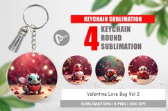 Keychain Valentine Love Bug Product Image 1